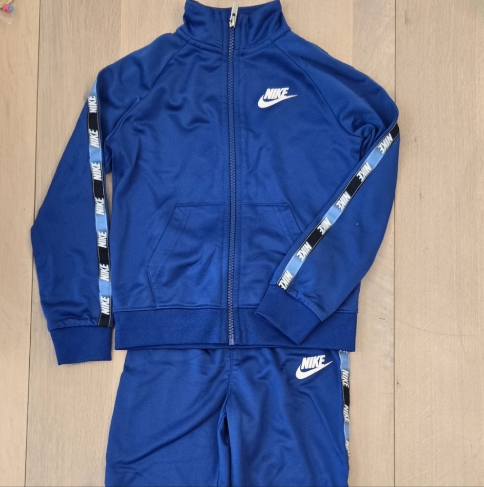 Nike Royal Blue Athletic Tracksuit Boys 4T VGUC